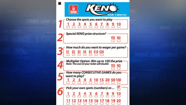 Keno-Card