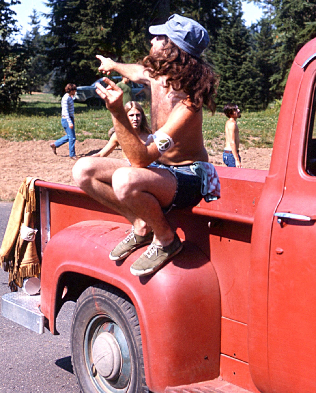 Dude Pointing - Vortex 1 - 1970 - McIver State Park