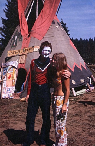 Girl with Clown - Vortex 1 - 1970 - McIver State Park