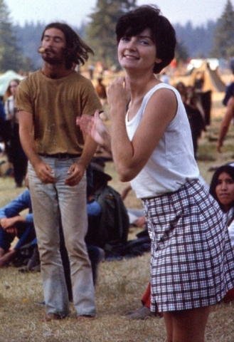 Girl & Dude Dancing to the Music - Vortex 1 - 1970 - McIver State Park