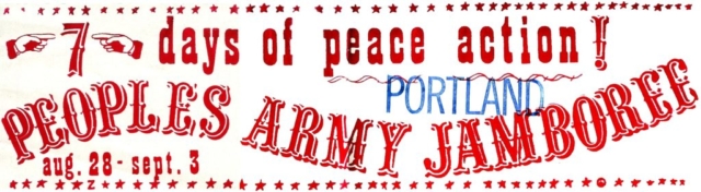 People's Army Jamboree Sticker - Vortex 1 - 1970